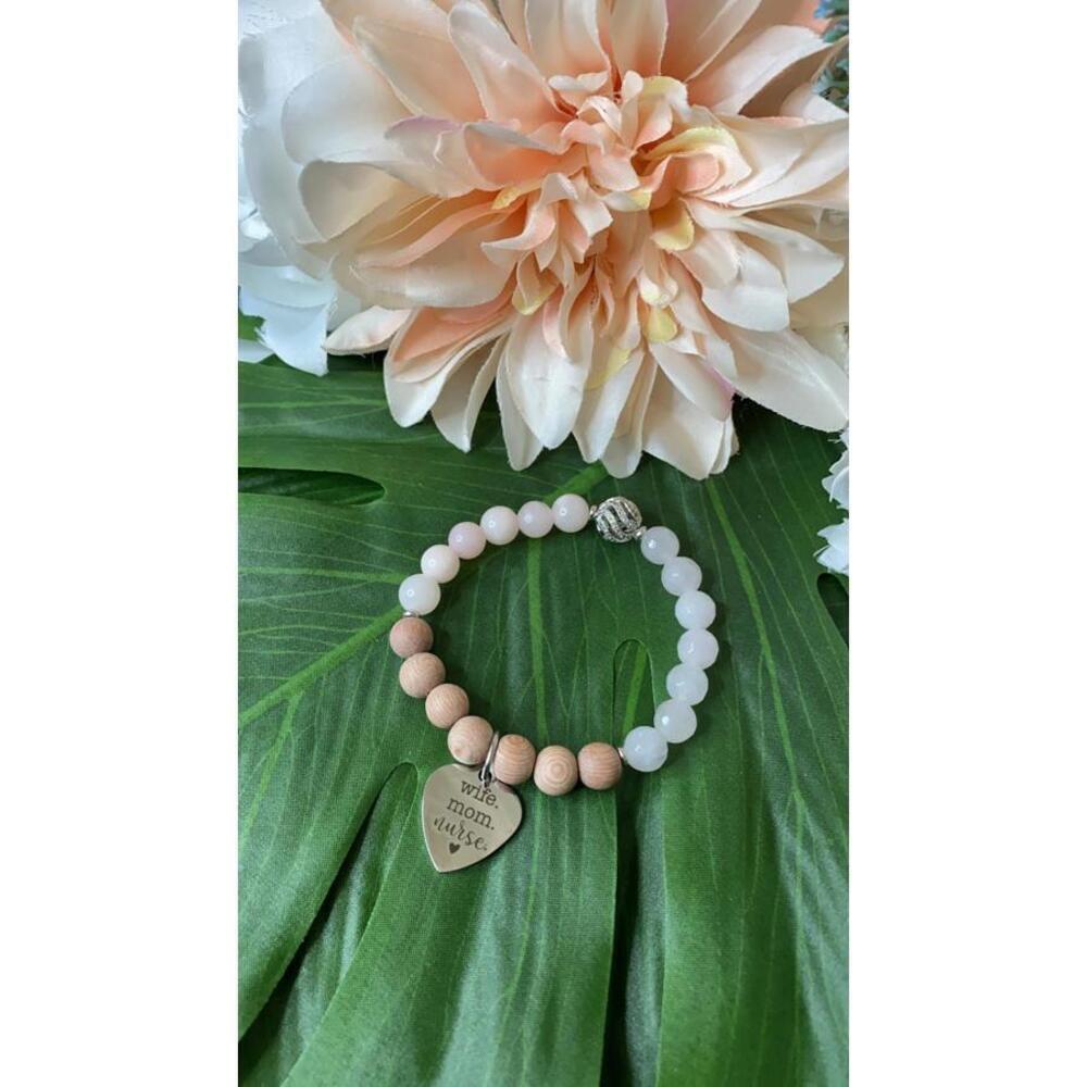Wife•Mom•Nurse Bracelet